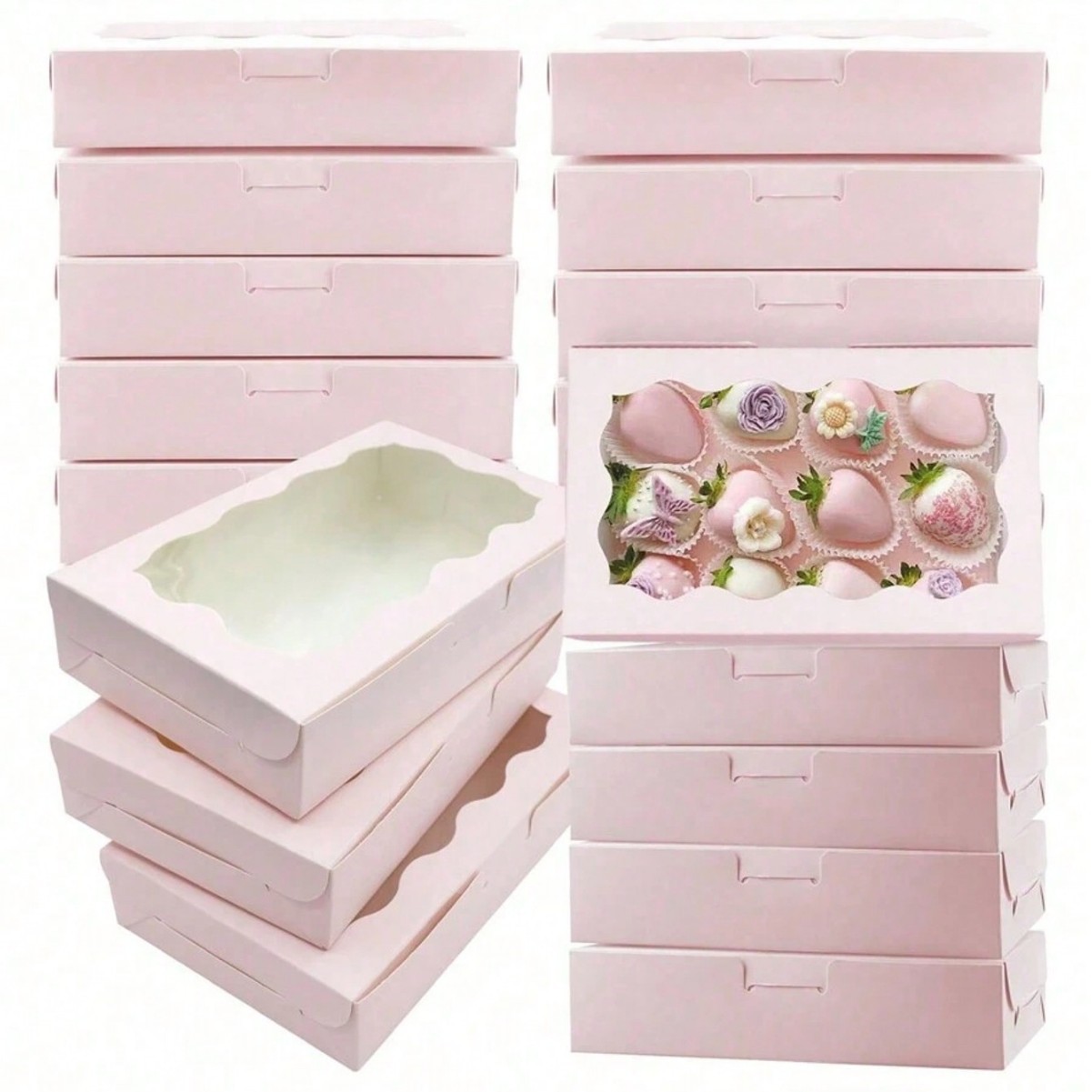 Event Party Box - 10/30/50 Stuks Kraftpapier Cake Snoep Dozen
