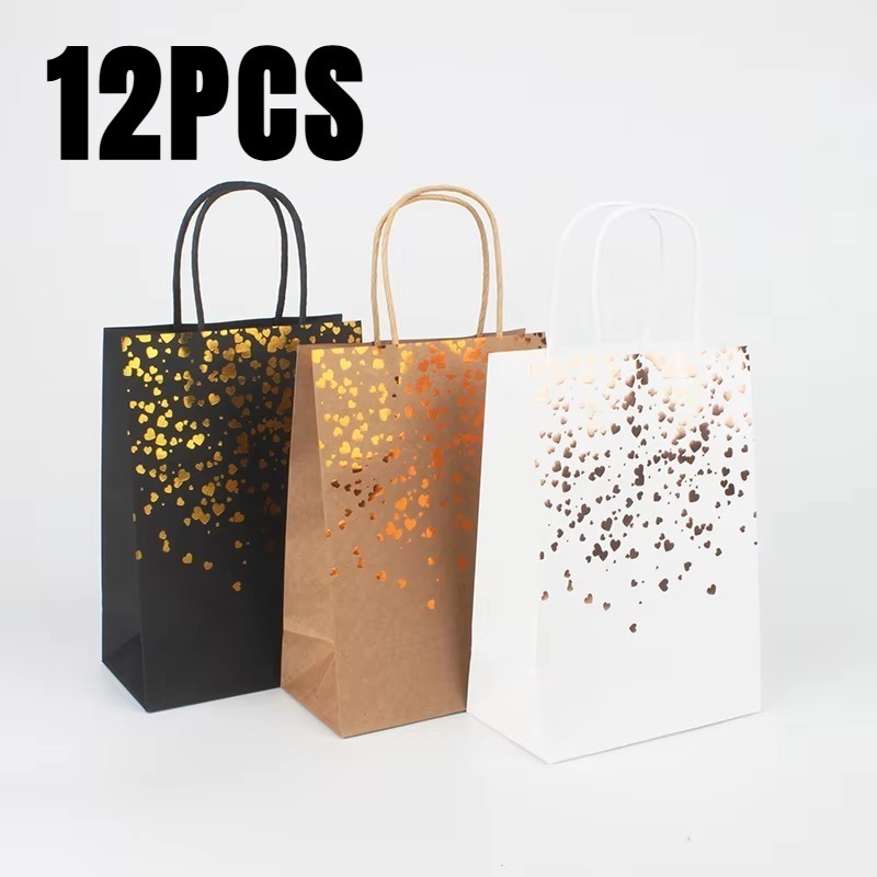 Event Party Shop - 12 STKS Zwart Bruin Wit Bronzing