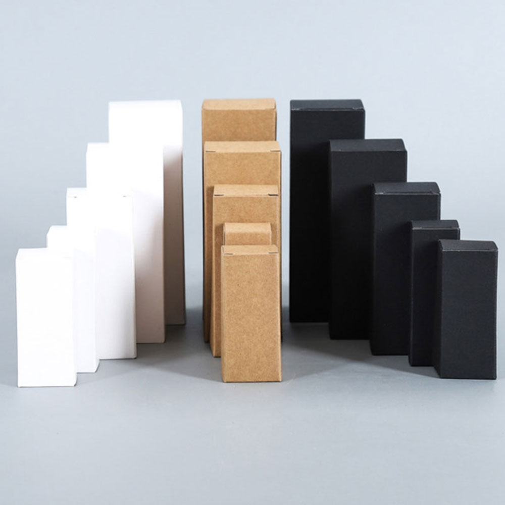Event Party Box - 100 Stuks Blanco Kraft Handgemaakte Zeepkist
