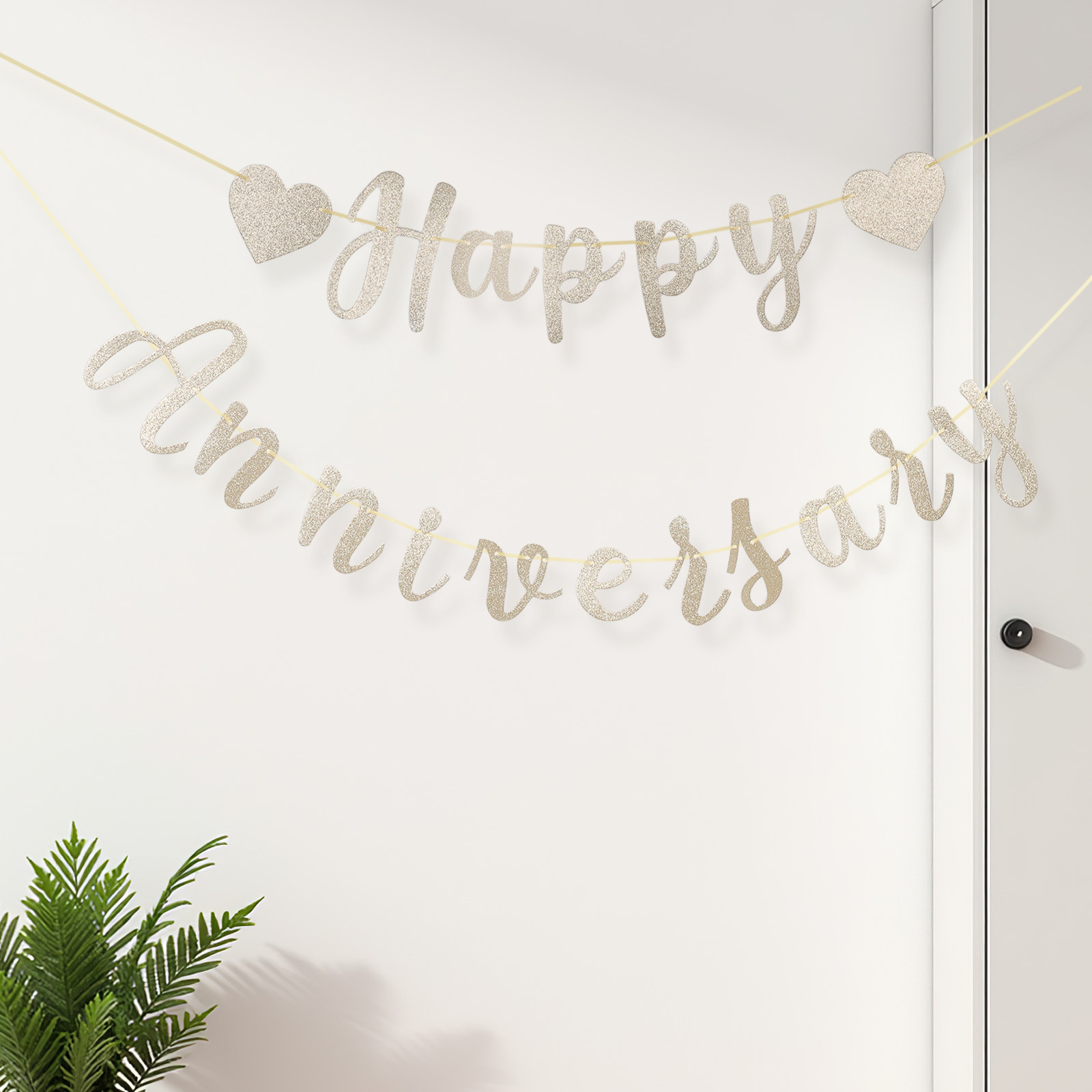 Gelukkige Jubileum Banner Goud - Party Banner Gold recensie en prijs