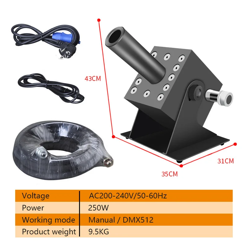 Podium Led Co2 Jet Kolom Mistr - Confetti Cannon Tube recensie en prijs
