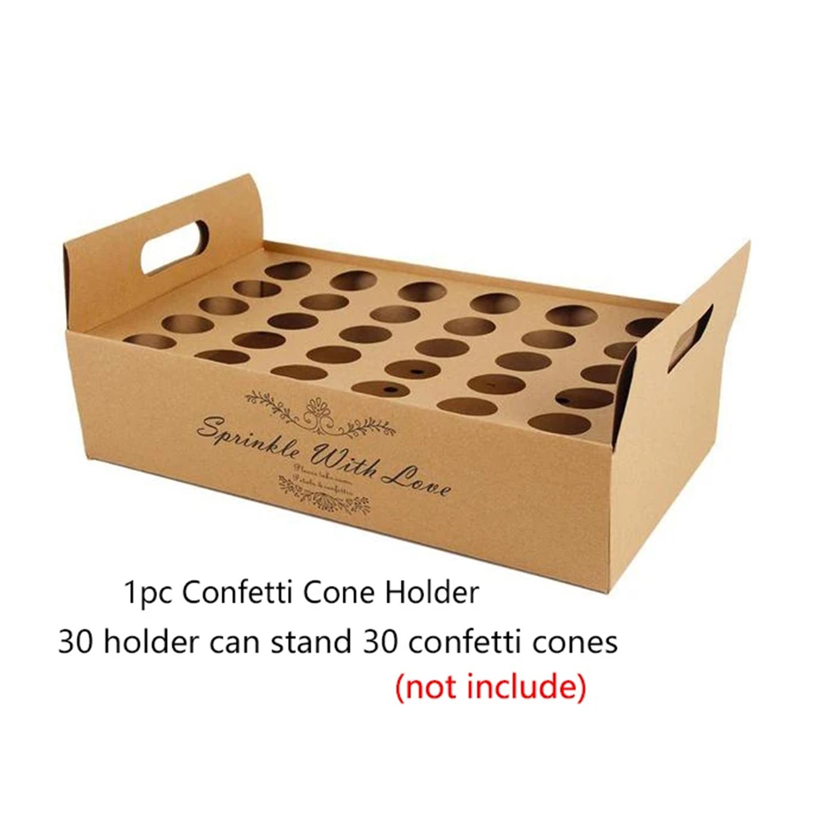 Papieren confetti-kegelhouder  - Papercraft Supply Confetti recensie en prijs