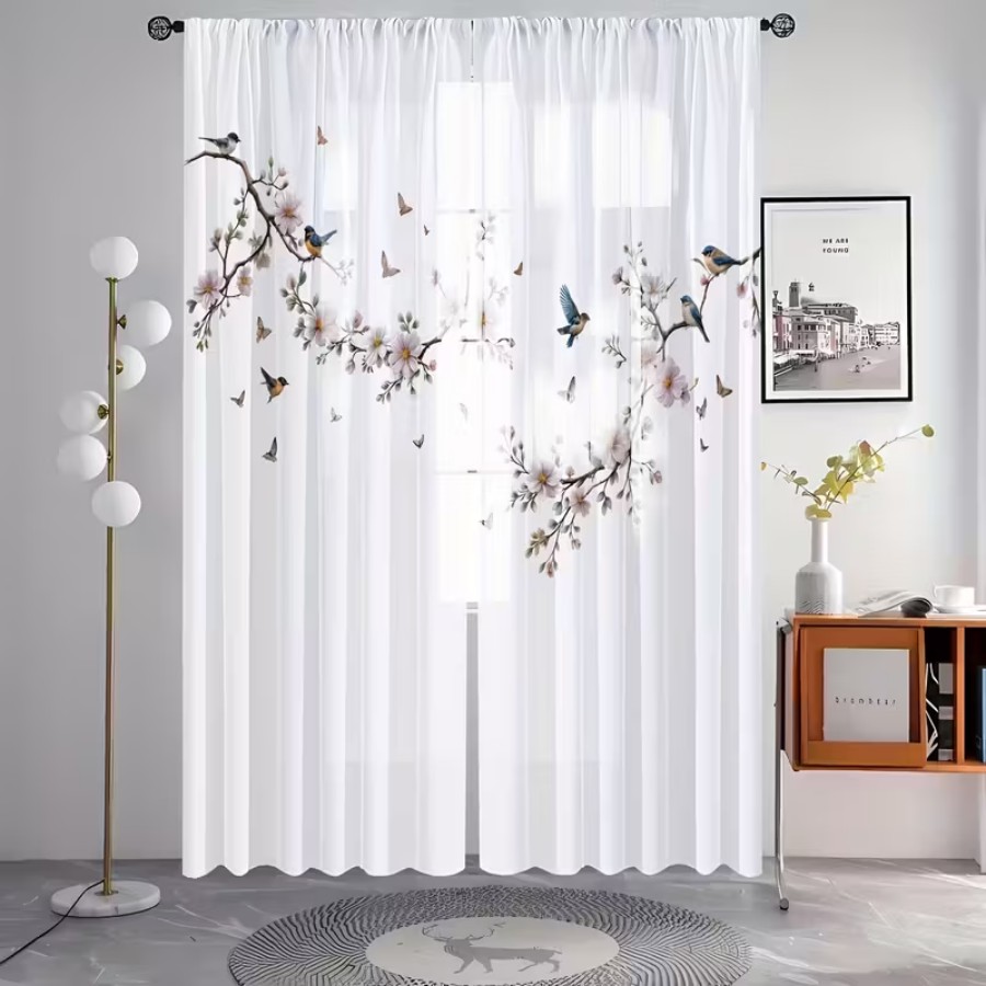 2 STUKS Digitaal bedrukt trans - Flower Wall Panel recensie en prijs