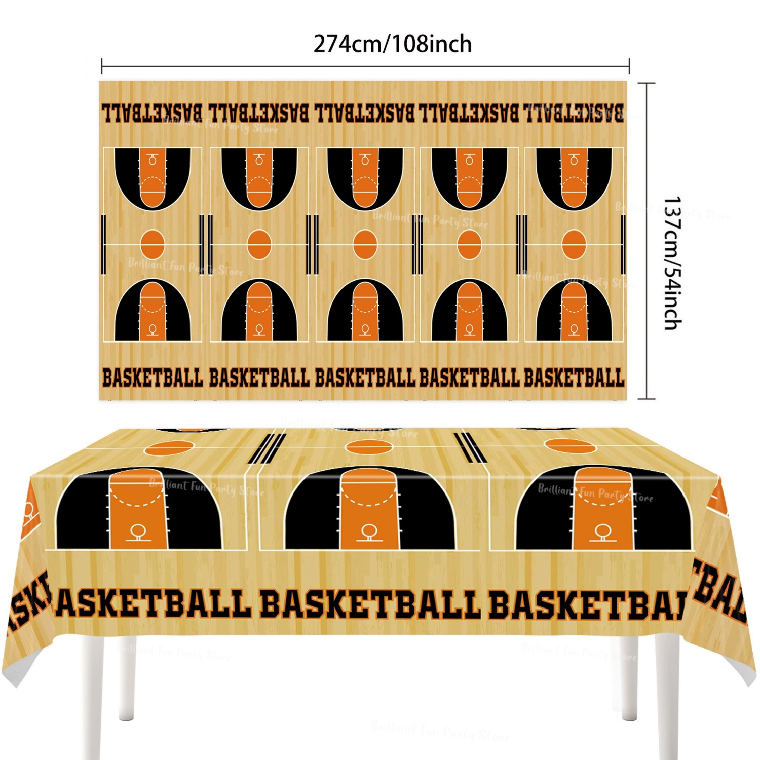 Voetbal Basketbal Thema Tafelk - Table Cloth Disposable recensie en prijs