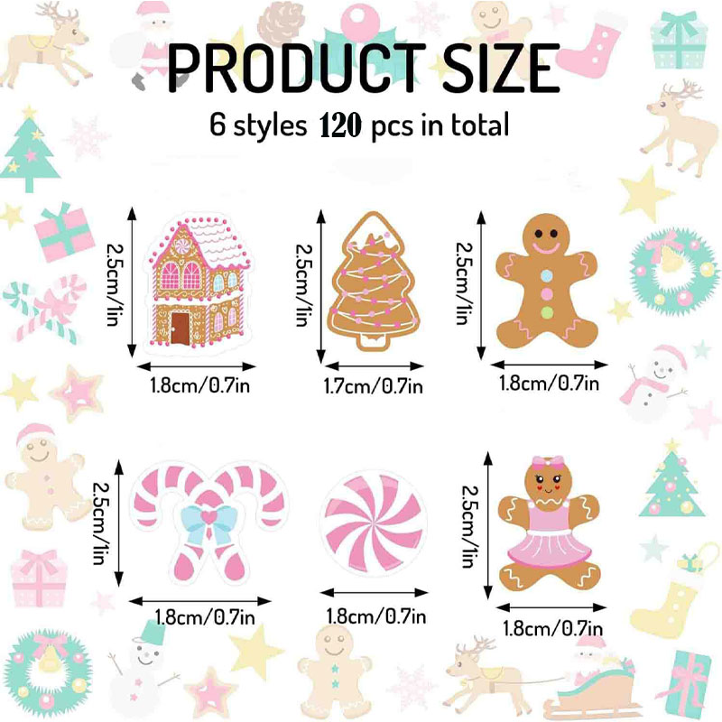 330 stuks roze peperkoek kerst - Papercraft Supply Confetti recensie en prijs