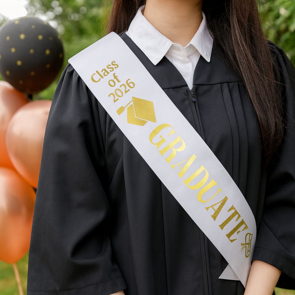 Klas van 2026 2026 Afstudeerba - Birthday Sash Glitter recensie en prijs