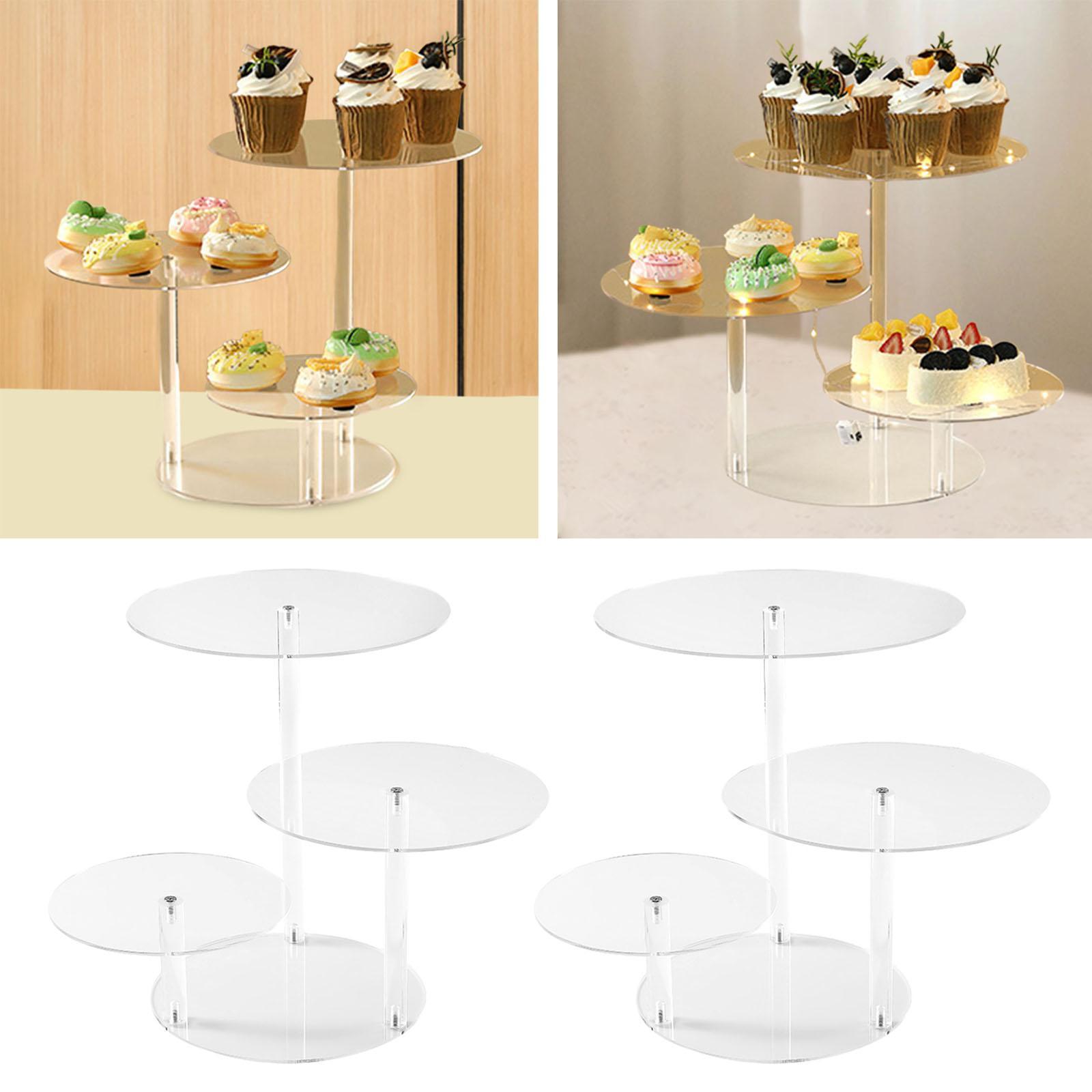 3-laags acryl cupcake standaar - Cupcake Stand Tier recensie en prijs