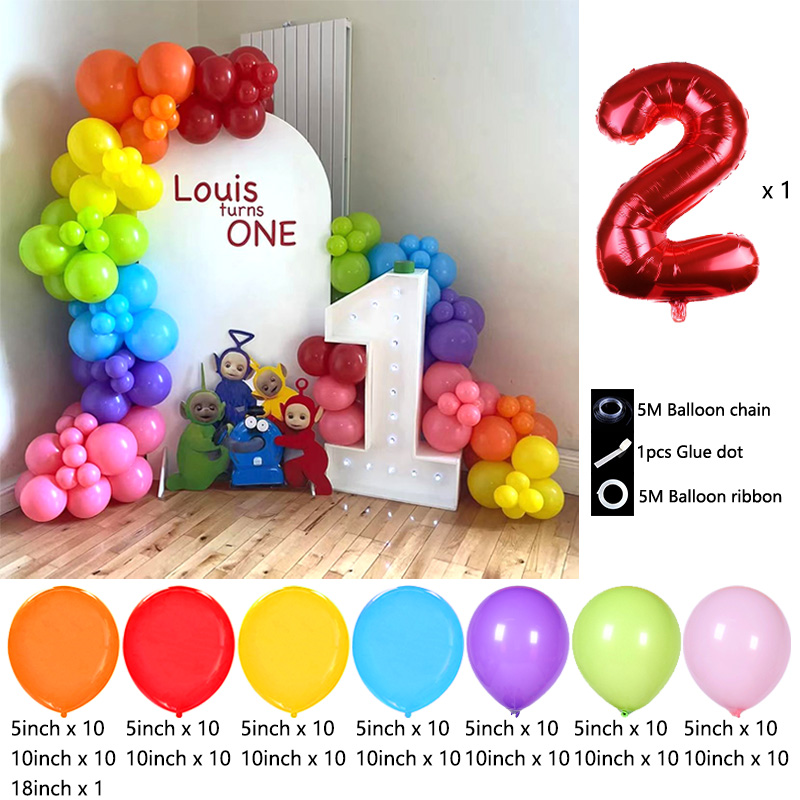 Teletubbies thema ballonnenboo - Balloon Arch Kit recensie en prijs