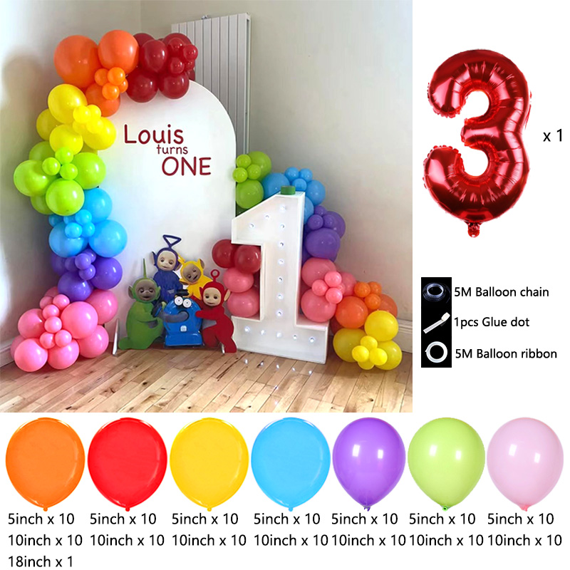 Teletubbies thema ballonnenboo - Balloon Arch Kit recensie en prijs