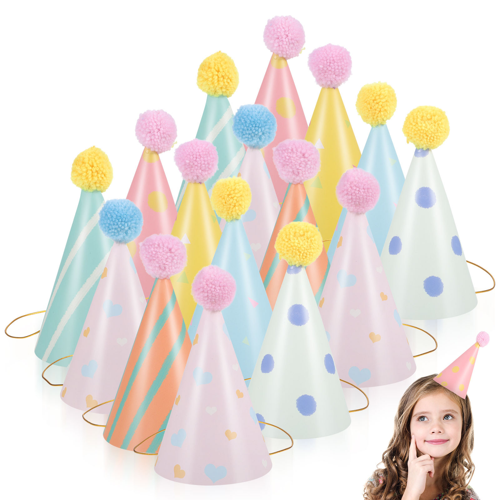 14 stuks papieren verjaardagsh - Party Hat Cone recensie en prijs