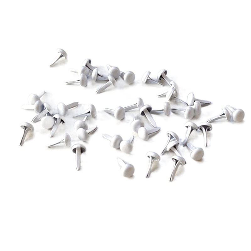 500 stuks 4.5mm Wit Metalen Br - Papercraft Supply Invitation recensie en prijs