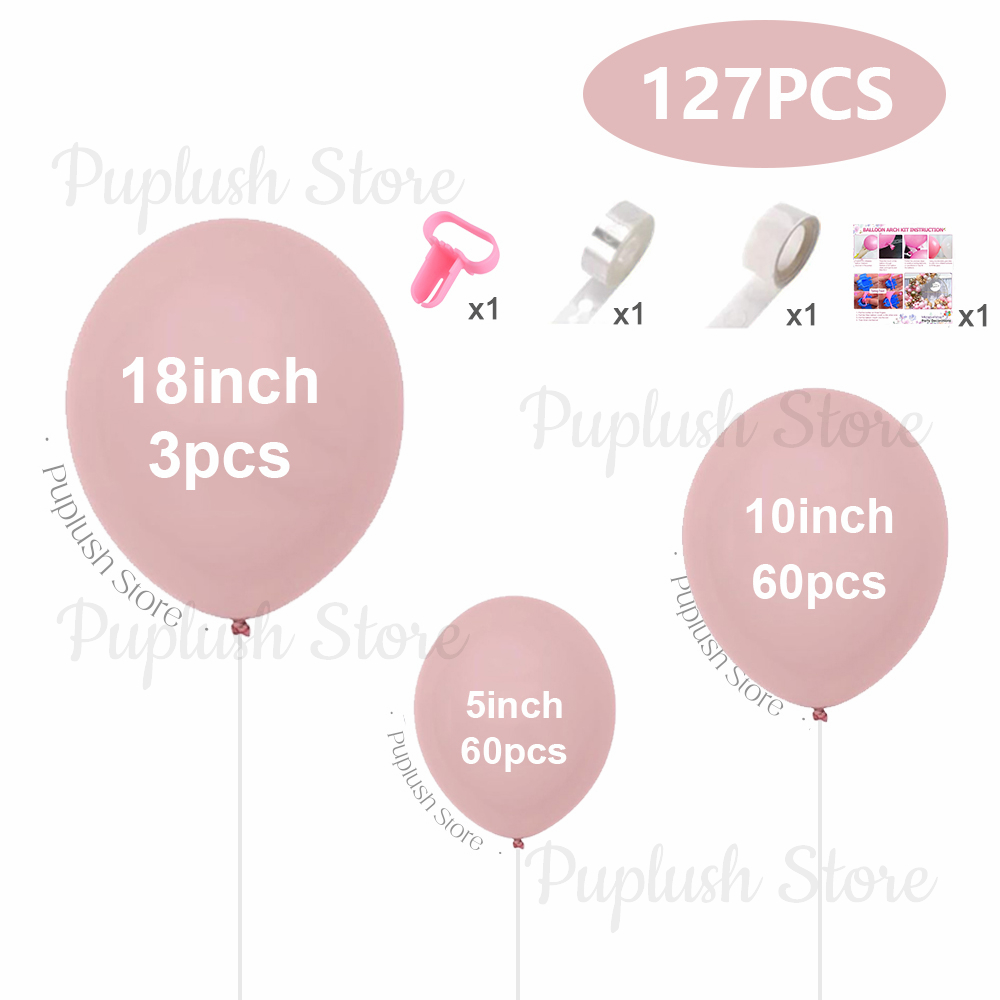 127 Stuks Boho Stoffige Roze B - Balloon Arch Kit recensie en prijs