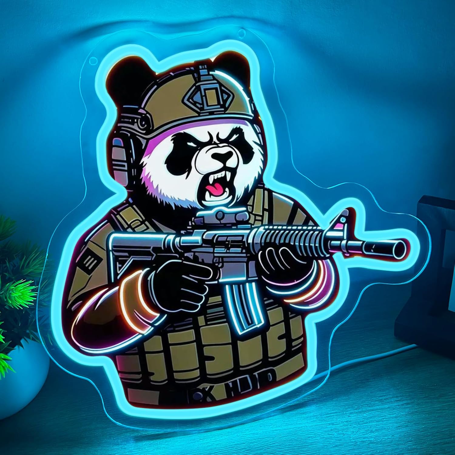 Tactische Panda Neon Sign USB- - Neon Sign Party recensie en prijs
